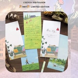 🎉🎉Cozyca Ippitsusen Japanese Aesthetic Memo Pad Cat, Home illustration